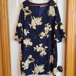Lightweight Floral Shift Dress